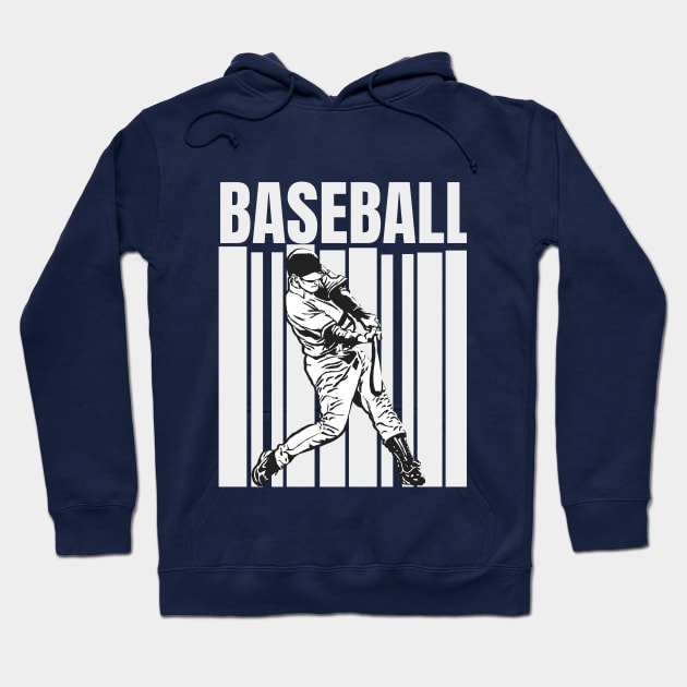 Baseball vintage graphic Hoodie by Designmagenta